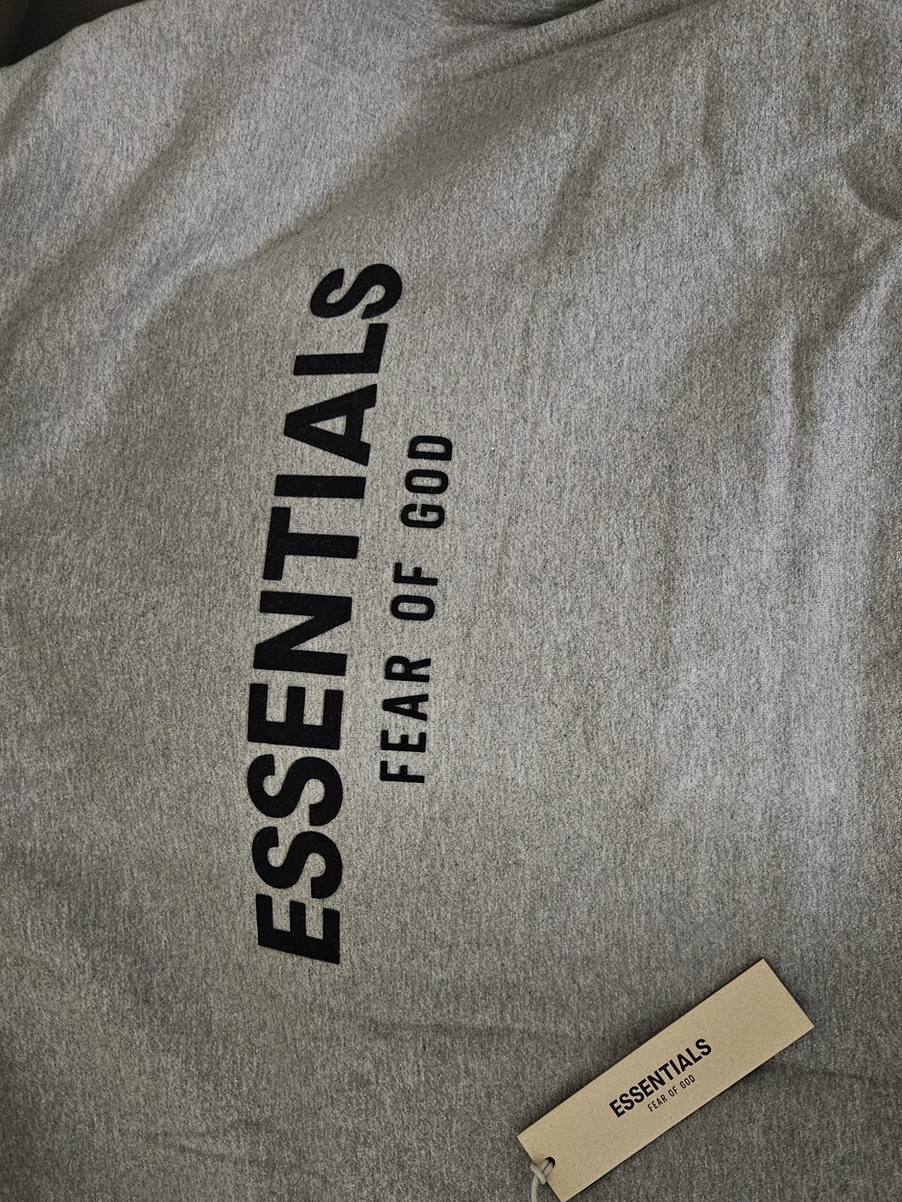 Essentials Light Gray Crewneck Sweatshirt - Picture 5 of 7